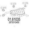 MTS 01.61035 End Silencer